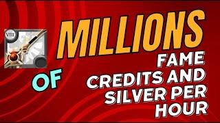 FARM MILLIONS OF FAME CREIDITS AND SILVER EVERY HOUR