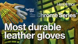 All new maximum durability leather gloves - Big safety protection and comfort in every way