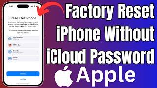 How To Factory Reset Your iPhone Without iCloud Password 2024 | Erase iPhone Without iCloud ID