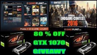 GTX 1070 Giveaway | Huge Christmas Sale on Gamesplanet (80% off!)