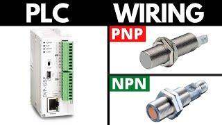 PLC Wiring/Connection with PNP/NPN Proximity sensor/switch II (Full PLC Circuit Diagram)