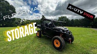 Can-am Commander - Floor Mats and Storage Box - A & UTV PRO