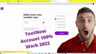 TextNow Account Create Tricks 2022. Fix textnow sign up problem.