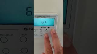 How to change my Gree air conditioner form Fahrenheit to Celsius #gree