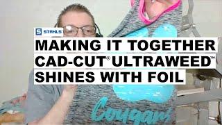 How to Add Foil to Heat Transfer Vinyl | Adding Foil to CAD-CUT® UltraWeed™ | Making It Together