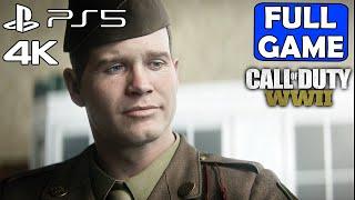 CALL OF DUTY WW2 [PS5 4K 60FPS] Gameplay Walkthrough Part 1 Campaign FULL GAME - No Commentary