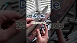 How to DOODLE in 23 seconds!  (#doodleart)