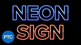 Easily Create a Vibrant Neon Text Effect in Photoshop!