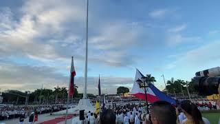 Philippine Flag Raising at Luneta
