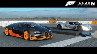 Fm7 Dragrace - Venom GT Vs Veyron