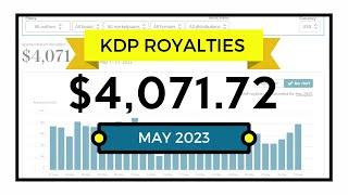 My Amazon KDP Income Report for May 2023 - Low Content Publishing Royalties