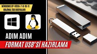 Format USB'si Hazırlama? Windows XP, Vista, 7, 8, 10 ve 11 İle Uyumlu [Rehber]