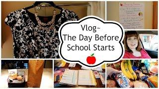 Vlog~The Day Before School Starts | Tina Bietler