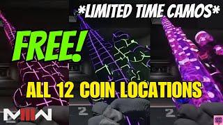 MW3 - 3 FREE LIMITED TIME CAMOS! (GET HIGHER FULL GUIDE) ALL 12 COIN LOCATIONS IN G3T HIGHER *SOLO*