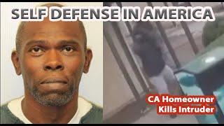 CA Homeowner Kills Intruder Armed w/Rock & More Self Defense