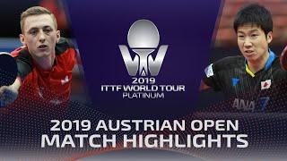 Liam Pitchford vs Jun Mizutani | 2019 ITTF Austrian Open Highlights (R32)