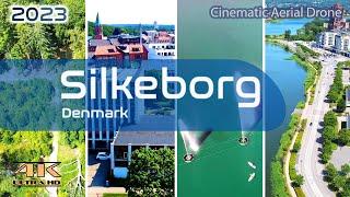 Silkeborg From Above - 4K Aerial Drone - Søvej - Kalgårdsø - Odden - 2023 - Denmark