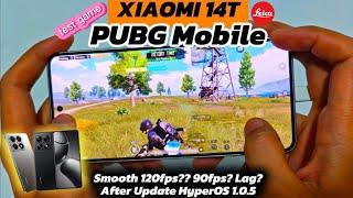 XIAOMI 14T Test Game PUBG Mobile Smooth Extreme+ After Update HyperOS 1.0.5 | Full Handcam