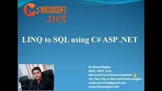 LINQ to SQL using C# ASP .NET (CRUD with LINQ and DBML)