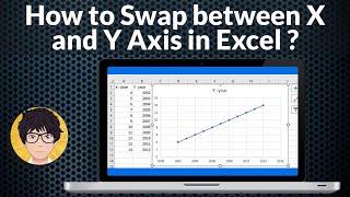 How to Swap between X and Y Axis in Excel