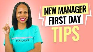 How to Make Your First Day as a Manager a Success 