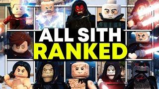 Ranking All SITH Characters From WORST To BEST In LEGO Star Wars: The Skywalker Saga