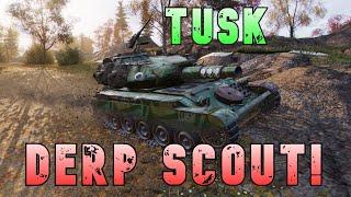 The Tusk Derp Scout! ll Wot Console - World of Tanks Modern Armor