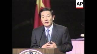 USA: CHINESE PREMIER ZHU RONGJI VISIT (3)