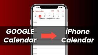 How to Sync Google Calendar with iPhone Calendar? (Apple Calendar 2023)