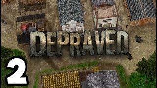 Depraved PC Gameplay 2019 - Wild West City Management Sim