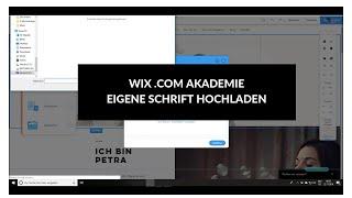 WIX.COM AKADEMIE/ in Wix eigene Schriftart hochladen - Basiswissen