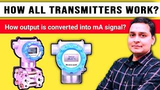 Pressure Transmitter Working principle | plc automation | 4-20mA Signal & PLC | instrumentation