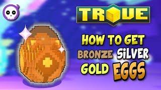 HOW TO GET BRONZE, SILVER & GOLD COMPANION EGGS in TROVE! | Trove Geode Tutorial / Guide