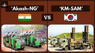 Comparitive Analysis: India's Akash-NG vs South Korea's KM-SAM Surface-to-Air Missile Systems