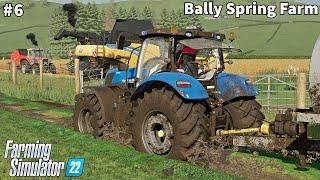 Placing New Animals, Barley Harvesting & Baling Straw│Bally Spring│FS 22│Timelapse#6