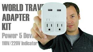 Best International Power Adapter? - Ceptics World Travel Adapter Kit with USB Review