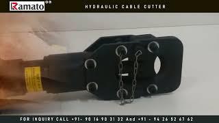 Hydraulic Cable Cutter Bering Puller Bending Machines | Ramato Machinery