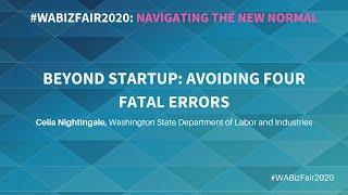 Beyond Startup: Avoiding Four Fatal Errors