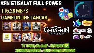 APN ETISALAT FULL POWER 116Mbps Game Online No Lag No  Drop FPS