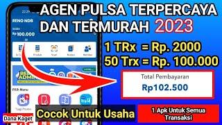 APLIKASI JUALAN PULSA TERMURAH DAN TERPERCAYA JULI 2023 || BANYAK KONTER YANG PAKAI