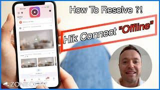 How to solve Hik Connect Offline error on the Hikvision CCTV App