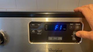 Whirlpool F1 Error Code Fix