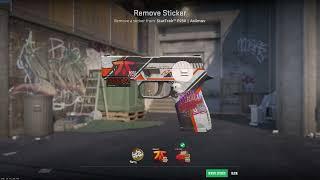 How to REMOVE Stickers from GUN in CS2?