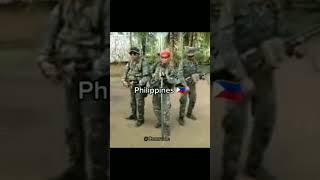 Meet the military around the world PT3 #philippines #australia #finland #funny #shorts #military