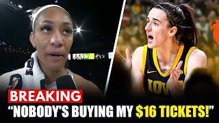 A’Ja Wilson FURIOUS At UNSOLD $16 Jersey Retirement Tickets & Caitlin Clark Tickets Almost SOLD OUT!