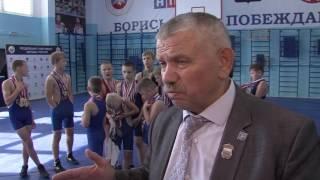Александр Якунин и Валерия Коблова открыли спортзал в Обуховской школе после капремонта