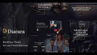 Diacara – WordPress Theme For Law Firm & Attorneys | Themeforest Website Templates and Themes