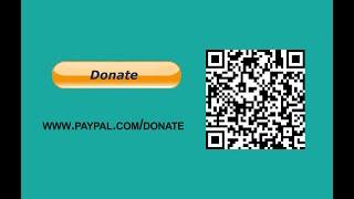 How to create a Paypal Donate button a donate link and a donate QR Code 2020