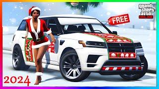 UNLOCK Rare Christmas Car, FREE Vehicle, NEW Xmas, MONEY Methods, GTA 5 DLC 2024 (GTA Online Update)