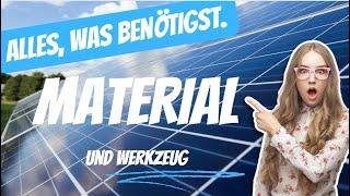 Photovoltaik Unterkonstruktion für Ziegeldächer - Alle nötigen Komponenten und Werkzeuge von A bis Z